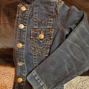 Pre loved True Religion Denim Jacket for Boys Lrg